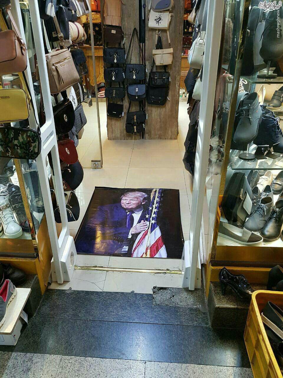 اقدام یک فروشگاه در واکنش به فرمان ترامپ