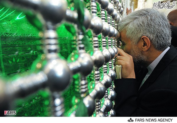 سعید جلیلی در حال زیارت در کربلا+عکس