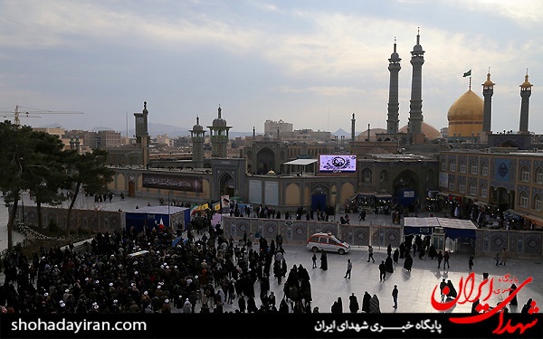 عکس/تشییع پیکر شهید مدافع حرم محمد یونس ابراهیمی در قم
