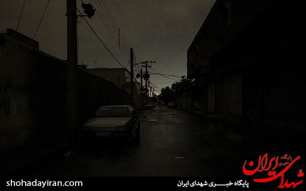 عکس/اهواز در تاریکی