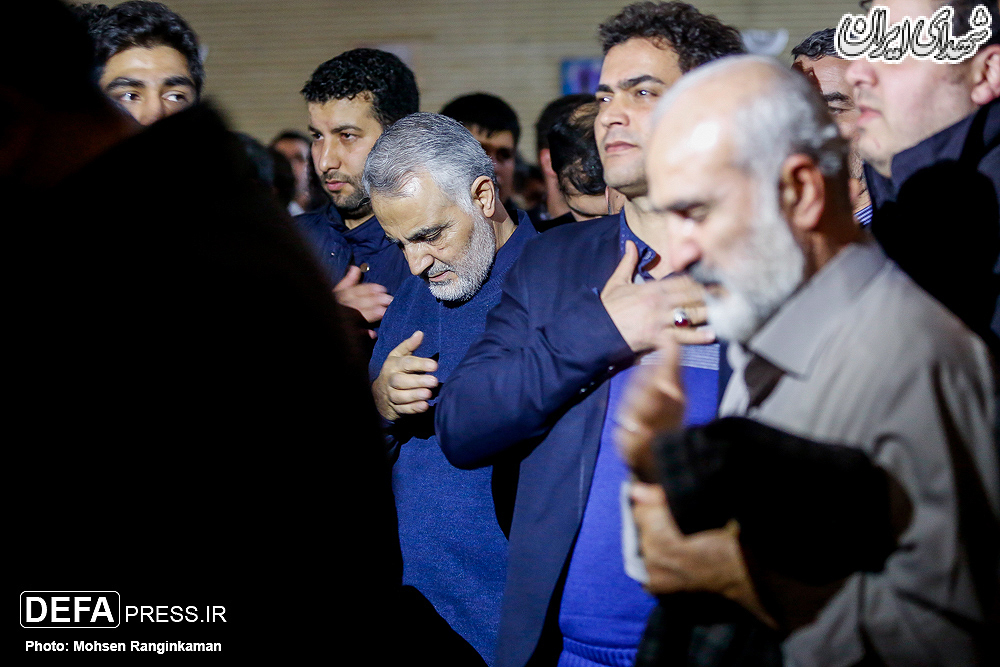 حاج قاسم در مراسم سالگرد شهید شاطری+عکس حاج قاسم در مراسم سالگرد شهید شاطری+عکس