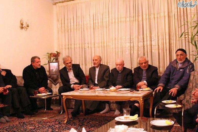 موتلفه‌ای‌ها به خانه مرحوم هاشمی رفتند+عکس