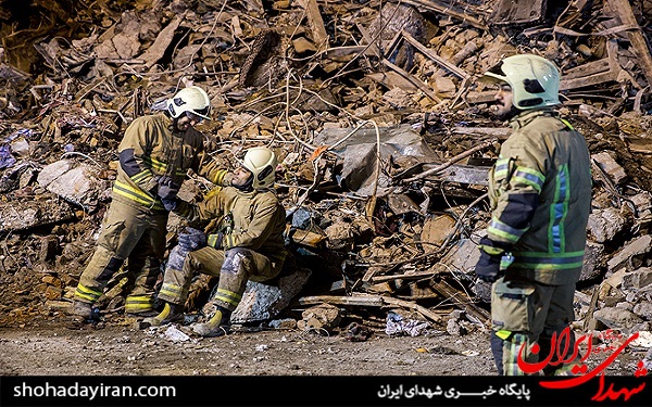 عکس/حادثه پلاسکو؛ روز پنجم
