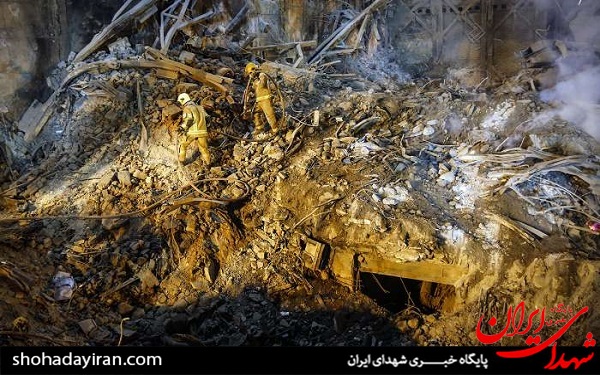 عکس/ هشتمین روز آواربرداری ساختمان پلاسکو
