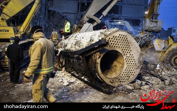 عکس/ هشتمین روز آواربرداری ساختمان پلاسکو
