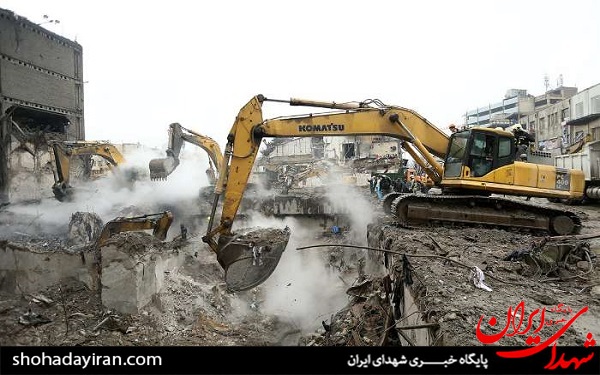 عکس/پایان آوار برداری پلاسکو