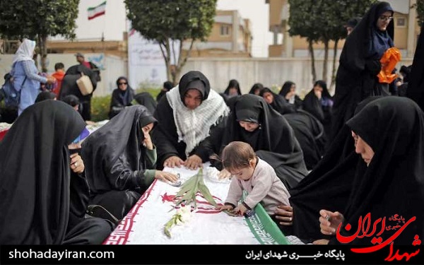 عکس/ استقبال از پیکرهای مطهر 165 شهید دفاع مقدس در خرمشهر