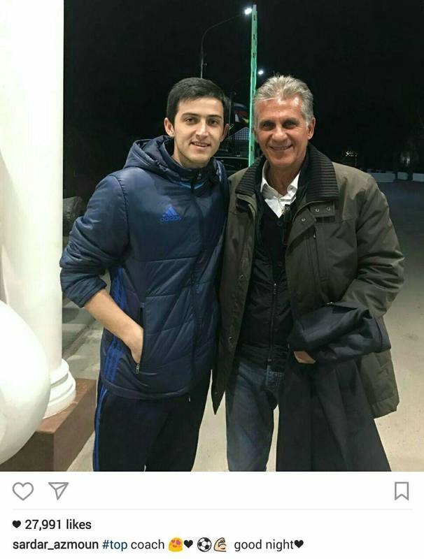 پست‌جدید سردار آزمون در اینستاگرام +عکس