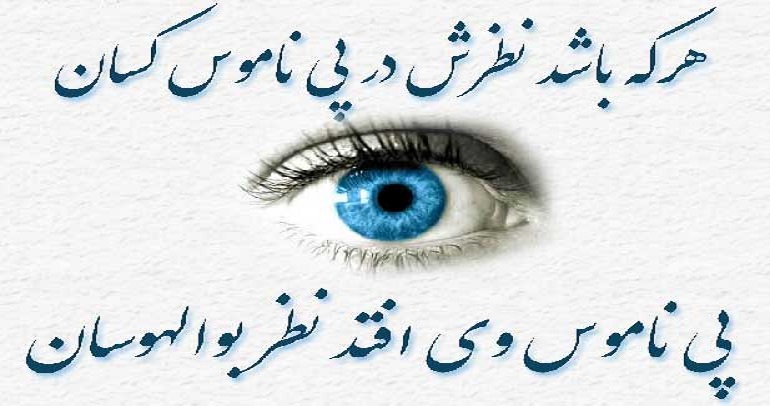 هرکه باشد نظرش در پی 