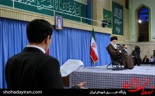 عکس/دیدار اعضای اتحادیه انجمن‌های اسلامی دانش آموزان با رهبر انقلاب