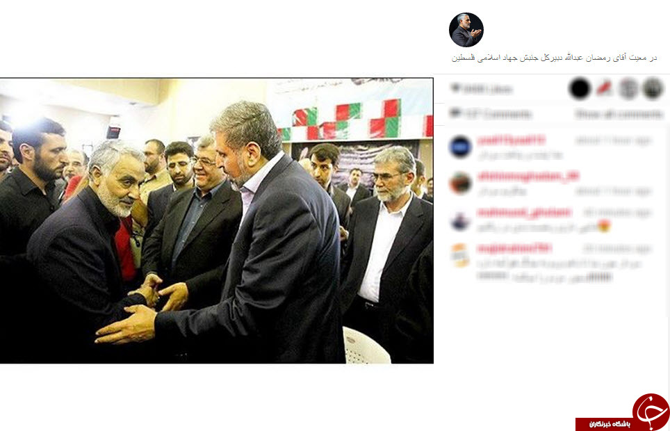 حاج قاسم سلیمانی در کنار رمضان عبدالله + عکس