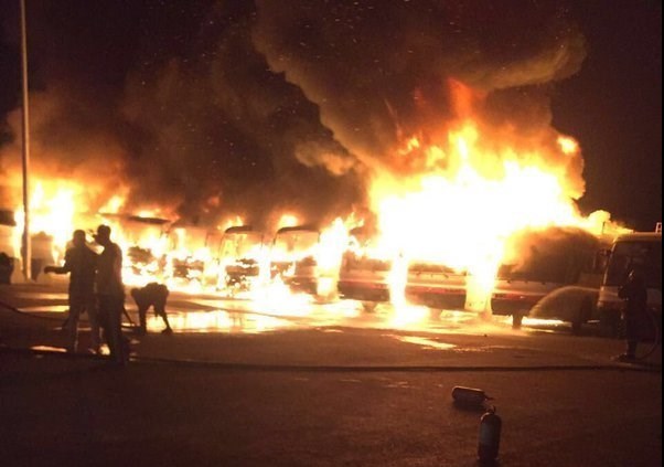 قیام کارگران علیه آل سعود +عکس