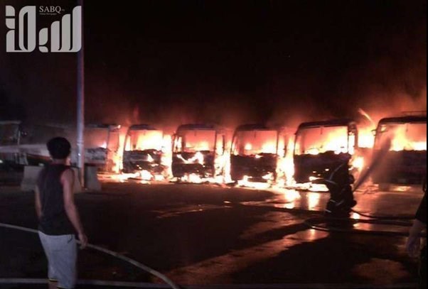 قیام کارگران علیه آل سعود +عکس