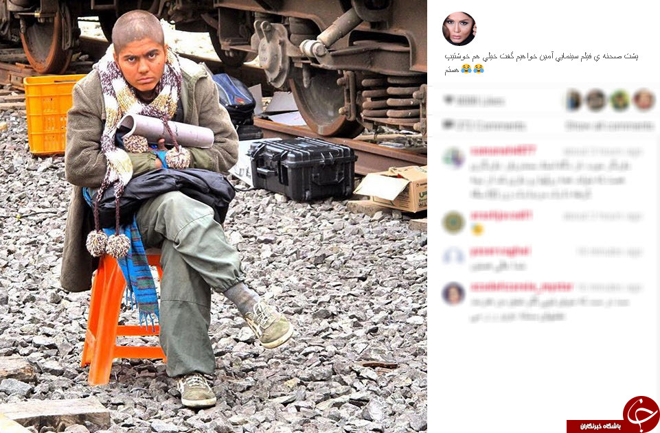 یک بازیگر زن معروف ایرانی که کچل شد+عکس