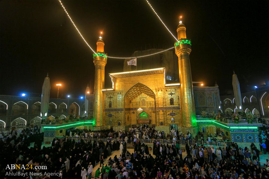 تصاویر/ جشن مبعث پیامبر(ص) در حرم امیرالمؤمنین علی(ع)