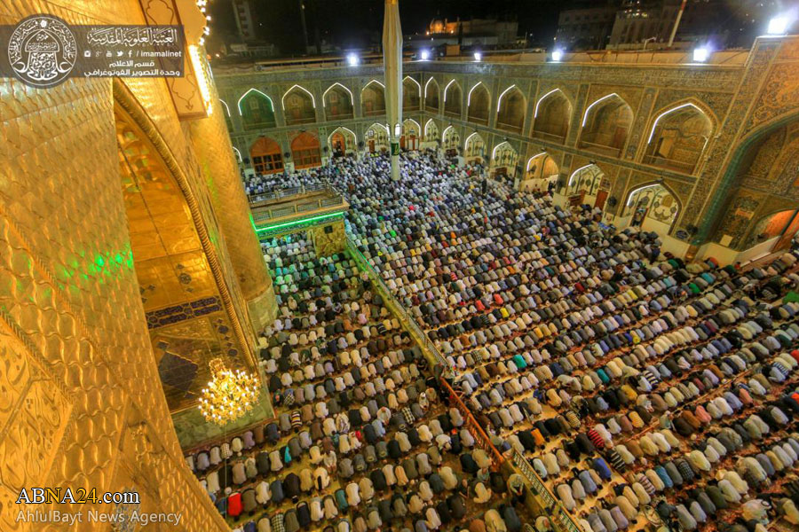 تصاویر/ جشن مبعث پیامبر(ص) در حرم امیرالمؤمنین علی(ع)