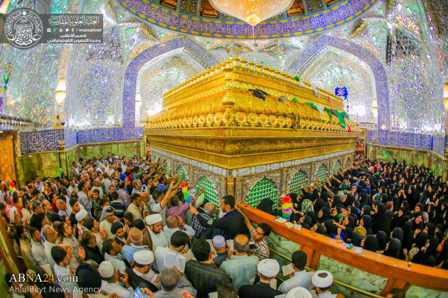 تصاویر/ جشن مبعث پیامبر(ص) در حرم امیرالمؤمنین علی(ع)