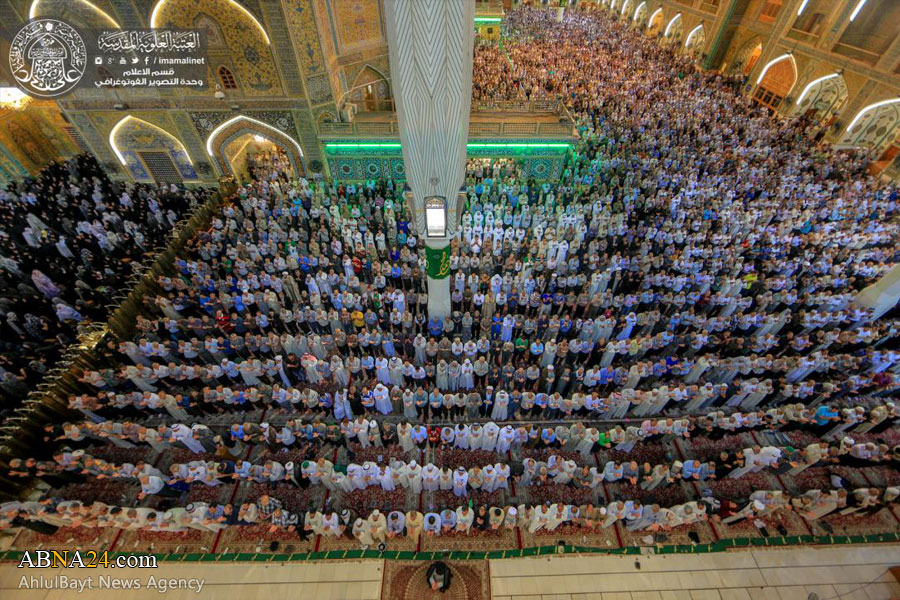 تصاویر/ جشن مبعث پیامبر(ص) در حرم امیرالمؤمنین علی(ع)