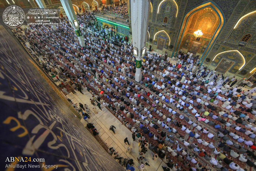 تصاویر/ جشن مبعث پیامبر(ص) در حرم امیرالمؤمنین علی(ع)