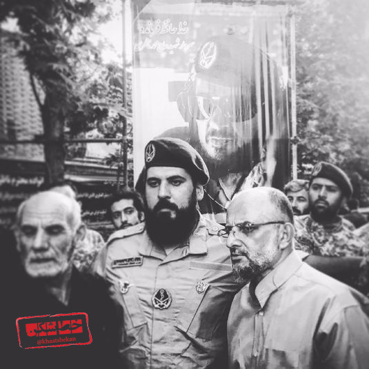 حاج سعید قاسمی و فرزند شهید ناظری+عکس