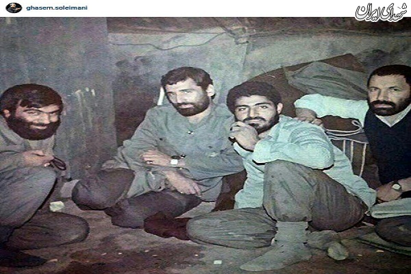 یک تصویر کمتر دیده شده از حاج قاسم +عکس