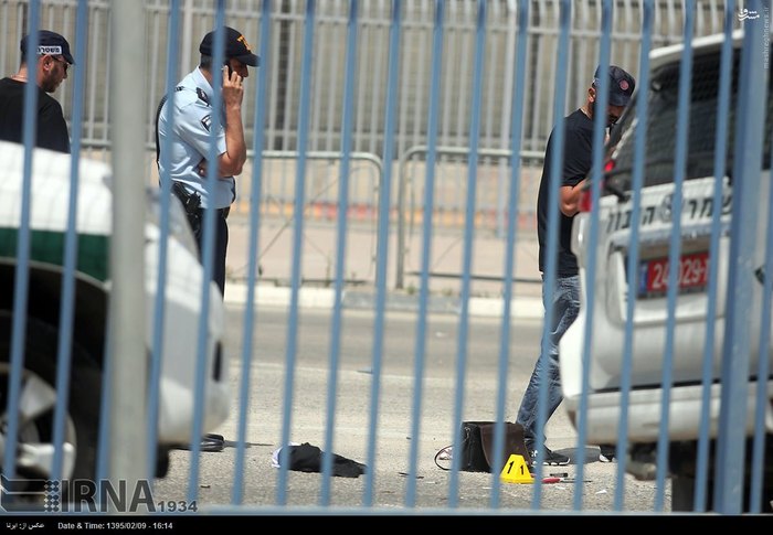 عکس/ محل شهادت خواهر و برادر فلسطینی