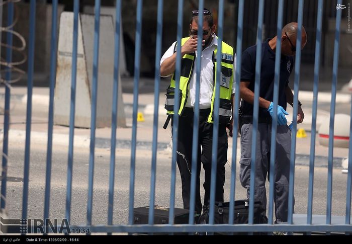 عکس/ محل شهادت خواهر و برادر فلسطینی