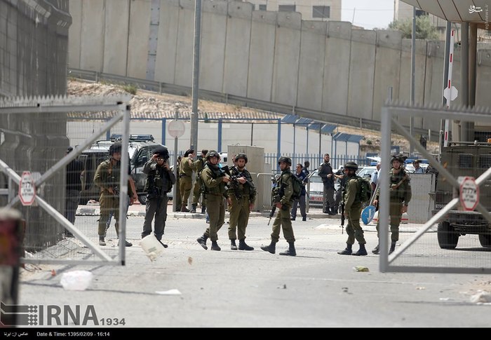 عکس/ محل شهادت خواهر و برادر فلسطینی