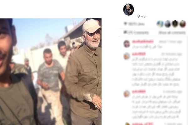 حاج قاسم با آستینهای خاکی در فلوجه + عکس حاج قاسم با آستینهای خاکی در فلوجه + عکس