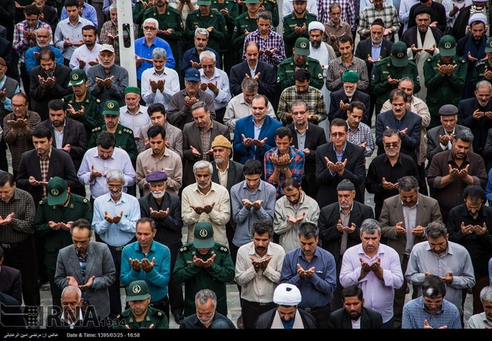 عکس/ تشییع شهید مدافع حرم سردار منصوری