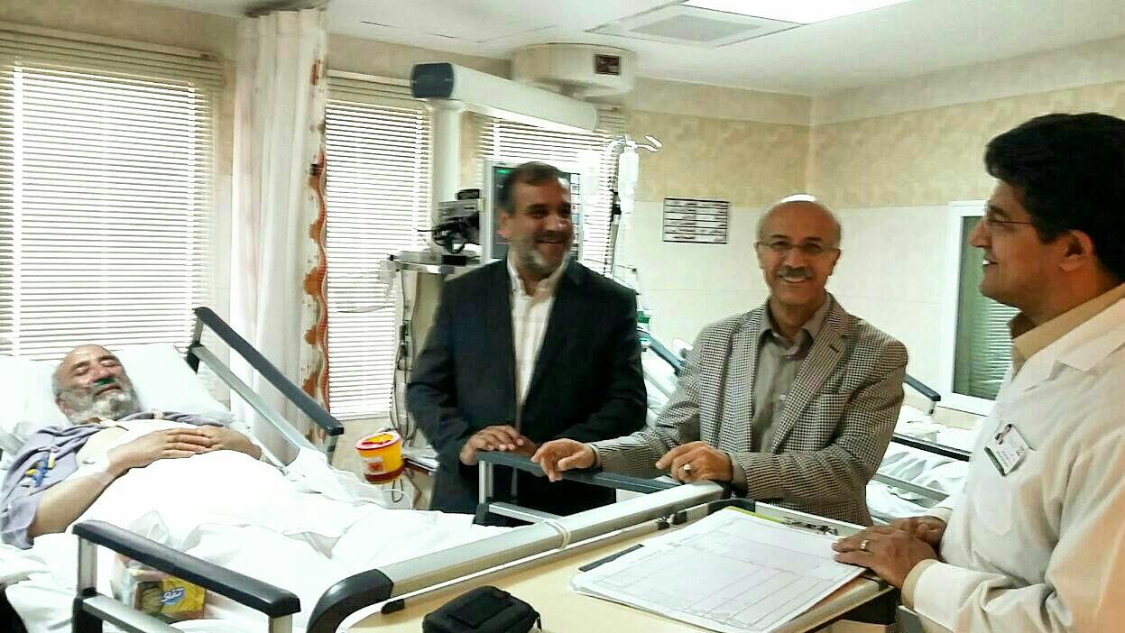 فرمانده سپاه الغدیر یزد بستری شد +عکس