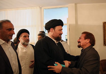 حضور سیدحسن خمینی در منزل زندهیاد سبزواری حضور سیدحسن خمینی در منزل زندهیاد سبزواری