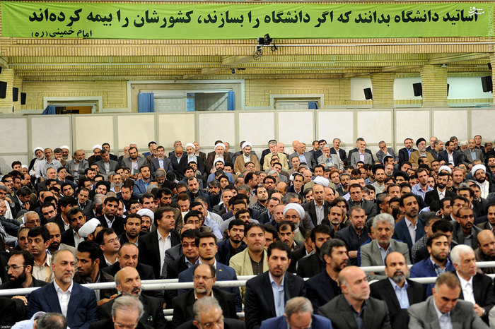تصاویر/دیدار اساتید دانشگاه‌ها با رهبر انقلاب