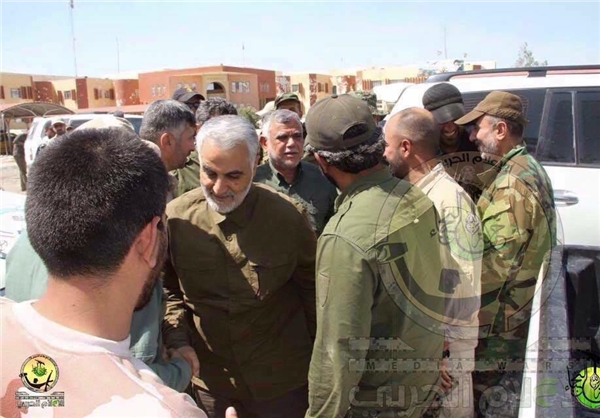 تصاویر جدید از حضور حاج قاسم در نبرد فلوجه تصاویر جدید از حضور حاج قاسم در نبرد فلوجه
