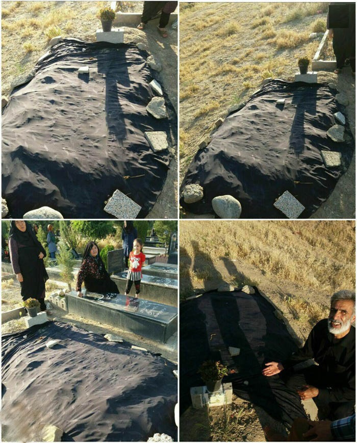 مزار مظلومانه یک مدافع حرم در هشتگرد! + عکس مزار مظلومانه یک مدافع حرم در هشتگرد! + عکس