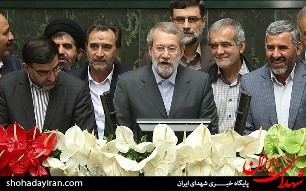 عکس/ وقتی لاریجانی 