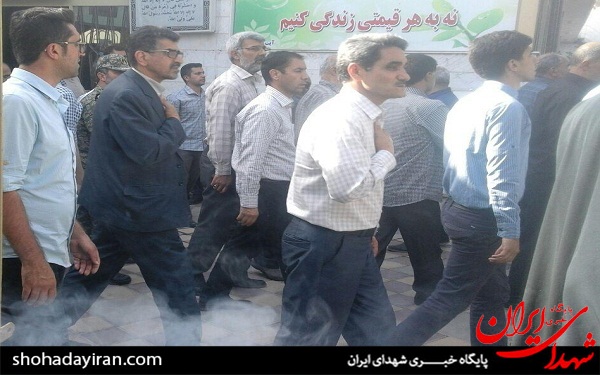 عکس/ تشییع پدر شهیدان اسداللهی