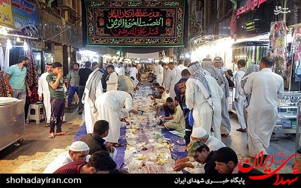 عکس/ سفره‌های افطار شهر کربلا