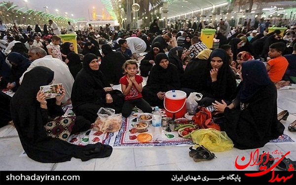 عکس/ سفره‌های افطار شهر کربلا