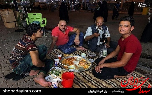 عکس/ سفره‌های افطار شهر کربلا