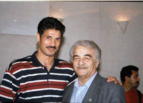 دایی در کنار مجری و بازیگر پرسپولیسی+عکس دایی در کنار مجری و بازیگر پرسپولیسی+عکس