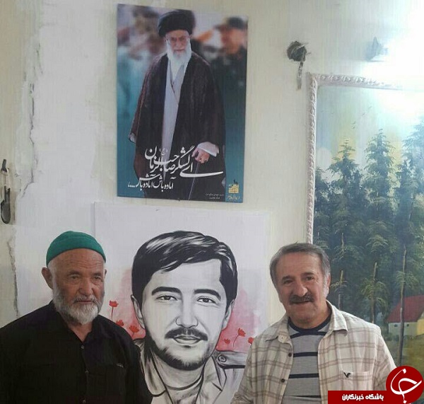 مهران رجبی مهمان شهید مدافع حرم + تصاویر مهران رجبی مهمان شهید مدافع حرم + تصاویر