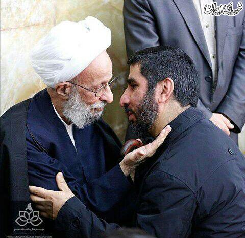 حاج مهدی سلحشور و علامه مصباح +عکس