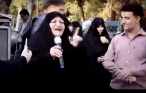 فیلم تجمع اعتراضی خانواده شهدا قطعه 24