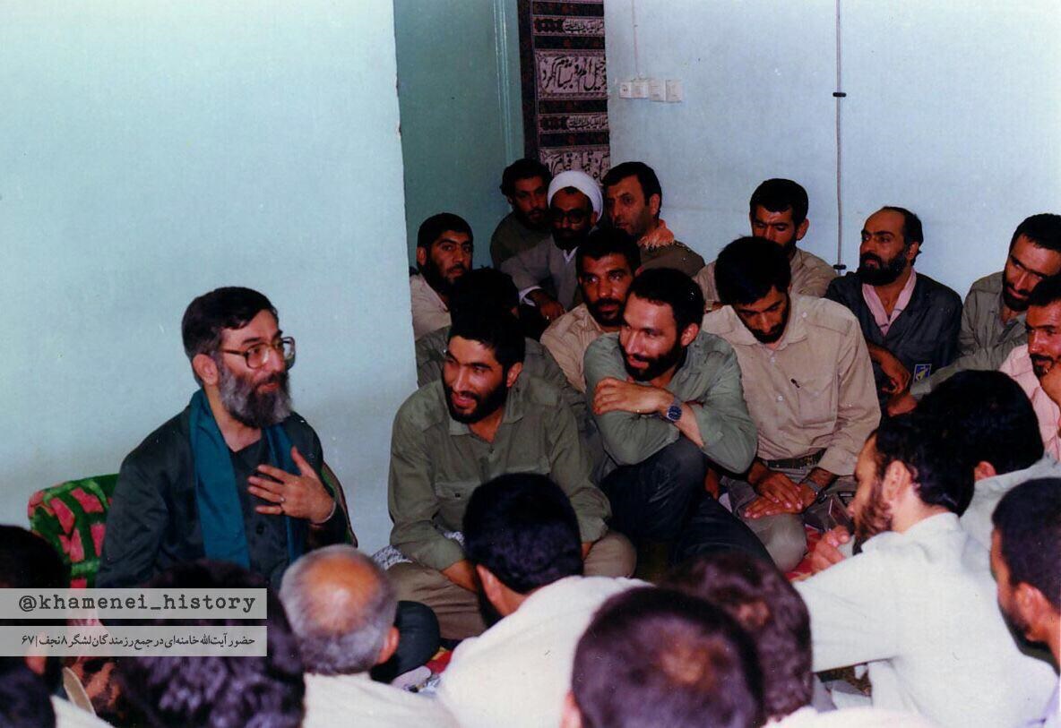 رهبر انقلاب در جمع رزمندگان لشکر نجف+عکس