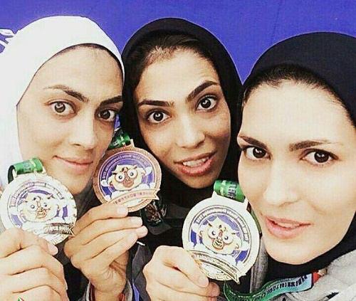 3 خواهری که برای ایران مدال طلا گرفتند+عکس 3 خواهری که برای ایران مدال طلا گرفتند+عکس