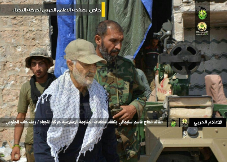 حضور حاج قاسم در جنوب شهر حلب+تصاویر