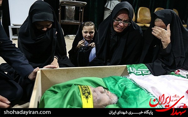 عکس/ وداع با پیکر سردار غلامی در معراج شهدا