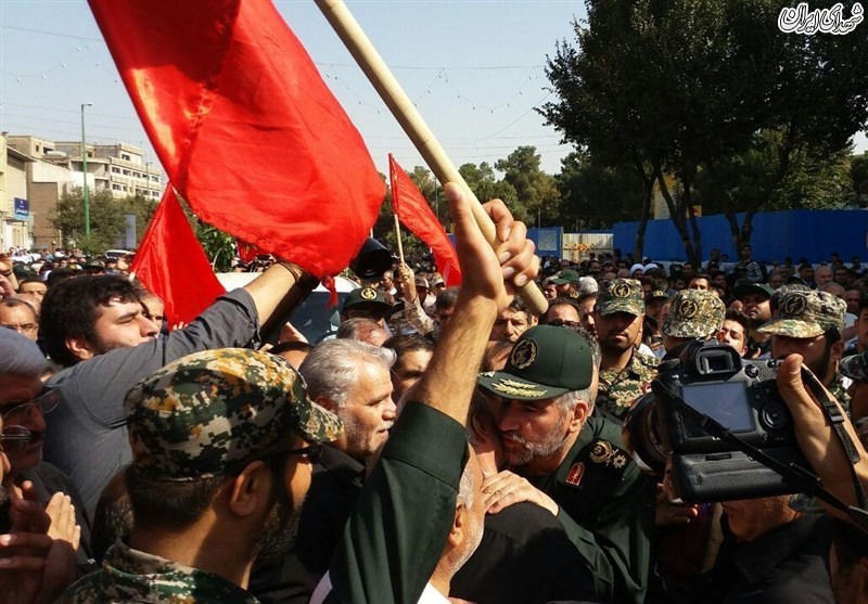 مراسم تشییع سردار حاج احمد غلامی +تصاویر