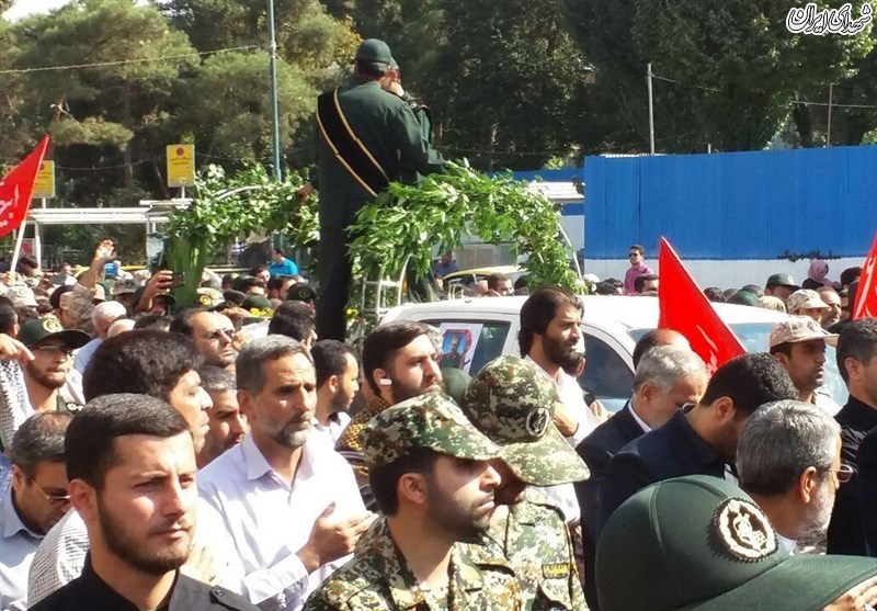 مراسم تشییع سردار حاج احمد غلامی +تصاویر